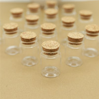 12 sztuk/partia 30ml DIY Mini pragnąc szklane butelki korek rzemiosło 37mm Tiny puste słoiki korek korek przezroczysty pamiątka pojemnik 4